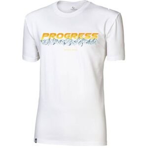 PROGRESS BARBAR SUNSET Pánské tričko, bílá, veľkosť XXL