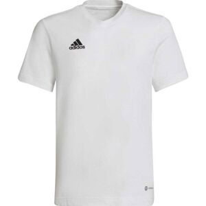 adidas ENTRADA 22 TEE Chlapecké triko, bílá, veľkosť 152