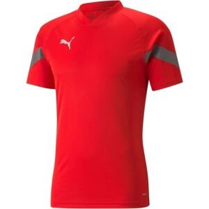 Puma TEAMFINAL TRAINING JERSEY TEE Pánské sportovní triko, červená, veľkosť 3XL
