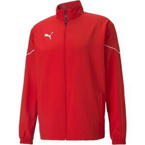 Puma TEAMRISE SIDELINE JACKET Pánská mikina, červená, veľkosť XXXL