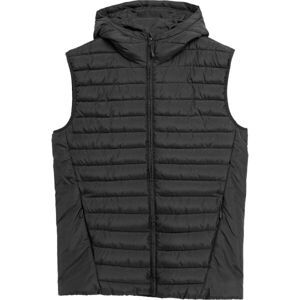 4F VEST Pánská vesta, černá, veľkosť XL