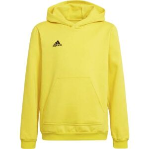 adidas ENTRADA 22 SWEAT HOODIE Juniorská fotbalová mikina, žlutá, veľkosť 152