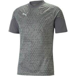 Puma TEAMCUP TRAINING JERSEY TEE Pánský dres, šedá, veľkosť XXL