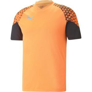 Puma INDIVIDUALCUP TRAINING JERSEY Pánské fotbalové triko, oranžová, veľkosť L