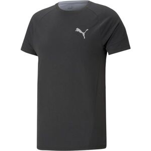 Puma EVOSTRIPE TEE Pánské sportovní triko, černá, veľkosť L