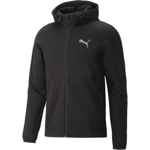 Puma EVOSTRIPE FULL-ZIP HOODIE DK JACKET Pánská sportovní mikina, černá, veľkosť XXL