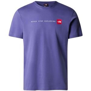 The North Face NEVER STOP EXPLORING Pánské triko, fialová, veľkosť XL