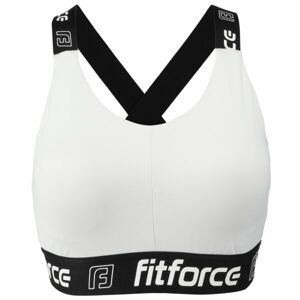Fitforce NEMEE Dámská fitness podprsenka, bílá, veľkosť XL