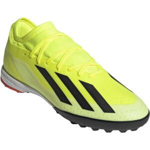 adidas X CRAZYFAST LEAGUE TF Pánské turfy, žlutá, veľkosť 41 1/3