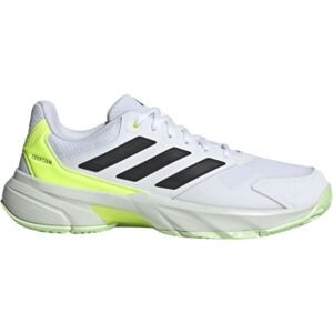 adidas COURTJAM CONTROL 3 M Pánská tenisová obuv, bílá, veľkosť 44 2/3