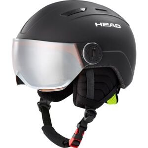 Head MOJO VISOR Dětská lyžařská helma, černá, veľkosť XS/S