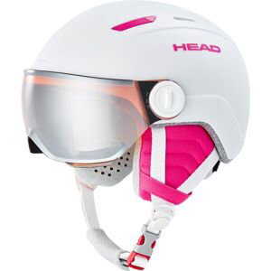 Head MAJA VISOR Dětská lyžařská helma, bílá, veľkosť XS/S