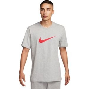 Nike SPORTSWEAR Pánské tričko, šedá, veľkosť M