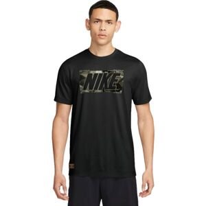 Nike DRI-FIT Pánské tričko, černá, veľkosť L