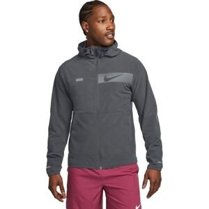 Nike UNLIMITED Pánská běžecká bunda, šedá, veľkosť XL