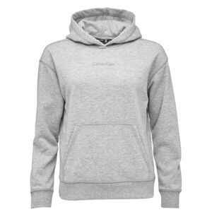 Calvin Klein PULLOVER HOODIE Dámská mikina, šedá, veľkosť M