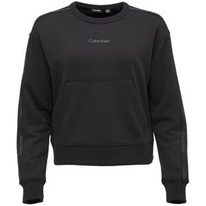 Calvin Klein PW - Pullover Cropped Dámská mikina, černá, veľkosť L