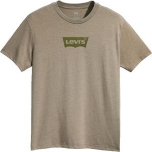 Levi's GRAPHIC CREWNECK Pánské tričko, khaki, veľkosť L