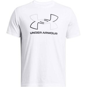 Under Armour GL FOUNDATION Pánské tričko, bílá, veľkosť M