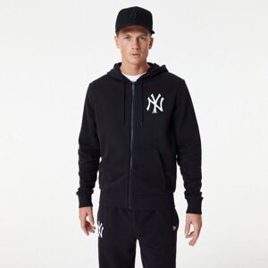 New Era MLB ESSENTIALS FZ HOODY NEYYAN Pánská mikina, černá, veľkosť M