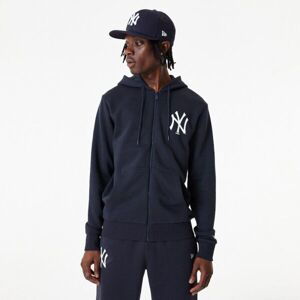 New Era MLB ESSENTIALS FZ HOODY NEYYAN Pánská mikina, tmavě modrá, veľkosť L