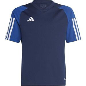 adidas TIRO 23 JERSEY Juniorský fotbalový dres, tmavě modrá, veľkosť 164