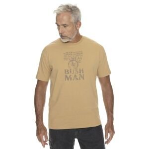 BUSHMAN NEALE Pánské triko, hnědá, veľkosť XL