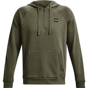 Under Armour RIVAL Pánská mikina, khaki, veľkosť M