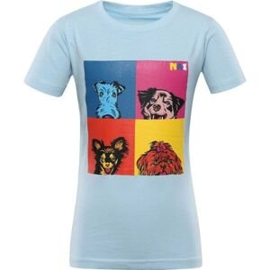 NAX ZALDO Dětské triko, modrá, veľkosť 116-122