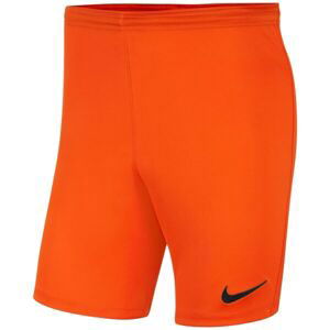 Nike DRI-FIT PARK III Pánské fotbalové kraťasy, oranžová, veľkosť S