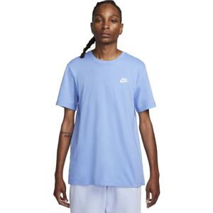 Nike SPORTSWEAR CLUB Pánské tričko, světle modrá, veľkosť L