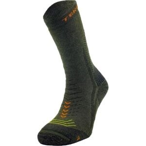 TEKO ECO HIKE DISCOVERY 2.0 Outdoorové ponožky, khaki, veľkosť 34-37