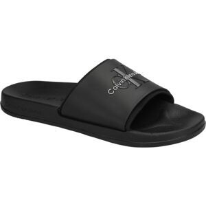 Calvin Klein SLIDE MONOGRAM Pánské pantofle, černá, velikost