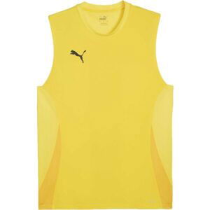 Puma TEAMGOAL SLEEVELESS JERSEY Rozlišovací dres, žlutá, veľkosť XXL