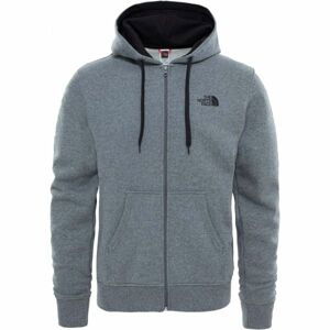 The North Face M OPEN GATE FULLZIP HOODIE Pánská mikina s kapucí, tmavě šedá, velikost M