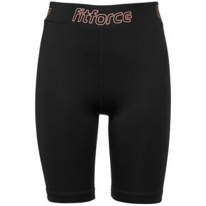 Fitforce MARGA Dívčí fitness šortky, černá, veľkosť 152-158