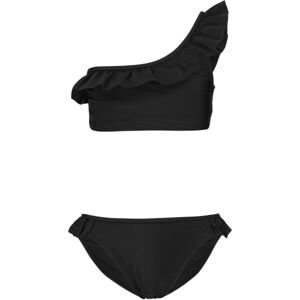 AQUOS KYRIA Dívčí dvoudílné plavky, černá, veľkosť 116-122