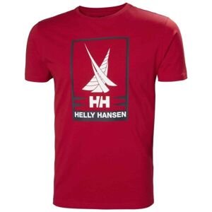 Helly Hansen SHORELINE  2.0 Pánské triko, červená, velikost