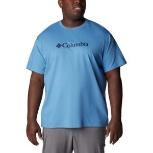 Columbia CSC BASIC LOGO SHORT SLEEVE Pánské triko, modrá, velikost