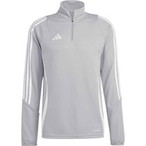 adidas TIRO24 TRAINING TOP Pánská mikina, šedá, velikost