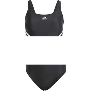 adidas 3-STRIPES Dámské dvoudílné plavky, černá, veľkosť 42