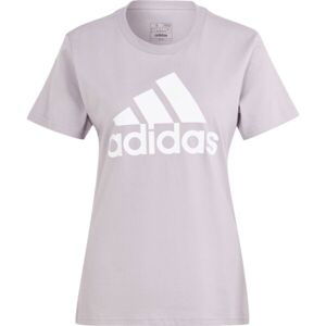 adidas LOUNGEWEAR ESSENTIALS LOGO Dámské tričko, fialová, velikost