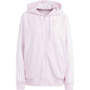 adidas 3-STRIPES FULL ZIP HOODIE Dámská mikina, růžová, veľkosť XS