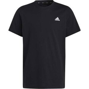 adidas ESSENTIALS SMALL LOGO TEE Dětské triko, černá, veľkosť 164