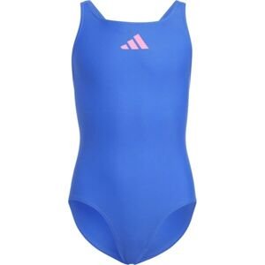 adidas 3 BARS Dívčí plavky, modrá, veľkosť 164