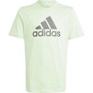 adidas ESSENTIALS BIG LOGO T-SHIRT Juniorské tričko, světle zelená, veľkosť 128