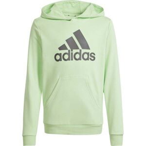 adidas BIG LOGO HOODIE Chlapecká mikina, světle zelená, veľkosť 164