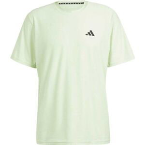 adidas TRAIN ESSENTIALS STRETCH TRANING T-SHIRT Pánské tréninkové triko, světle zelená, veľkosť L