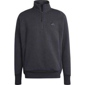 adidas Z.N.E. HALF-ZIP SWEATSHIRT Pánská mikina, černá, velikost