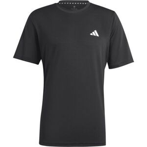 adidas TRAIN ESSENTIALS STRETCH TRAINING T-SHIRT Pánské triko, černá, veľkosť L